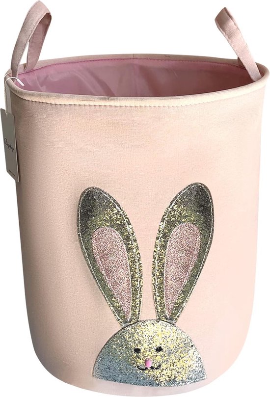 Grote Wasmand Roze harten Wasmand Opvouwbare