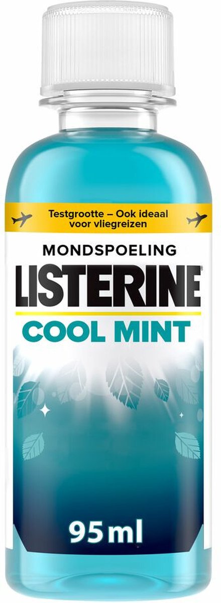 Goedkoopste 3x Listerine Mondwater Cool Mint Reisverpakking 95 ml