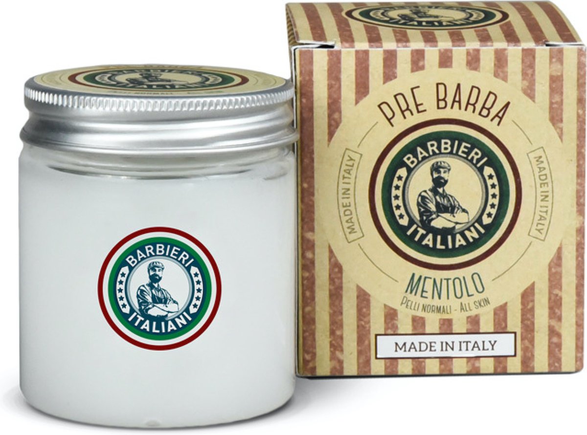 Barbieri Italiani Barbieri Italiani Pre-Shave Cream - Menthol 75ml - voor het scheren