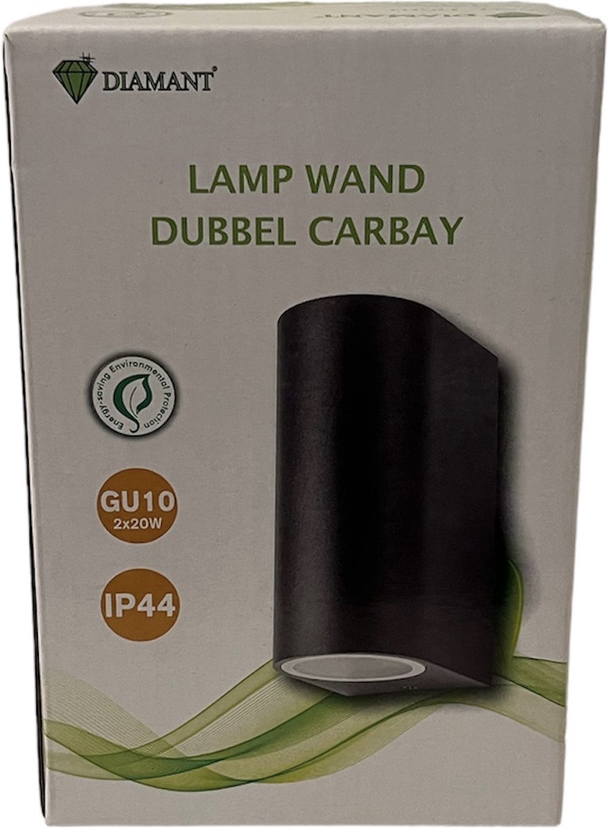 Wandlamp - Buitenverlichting - Muurverlichting - Binnenverlichting - Diamant