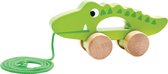Tooky Toy Pull Figure Crocodile Junior 19 X 6 X 9 Cm Bois Vert