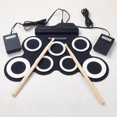 Oprolbare Electronische drumpads - USB aansluiting - met pedalen