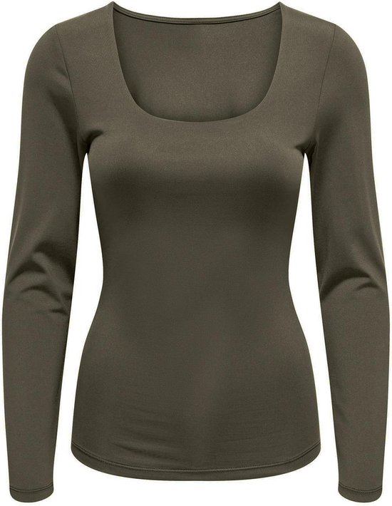 Onlea S/L 2-weg Fit Top JRS Noos, Rifle Green., S