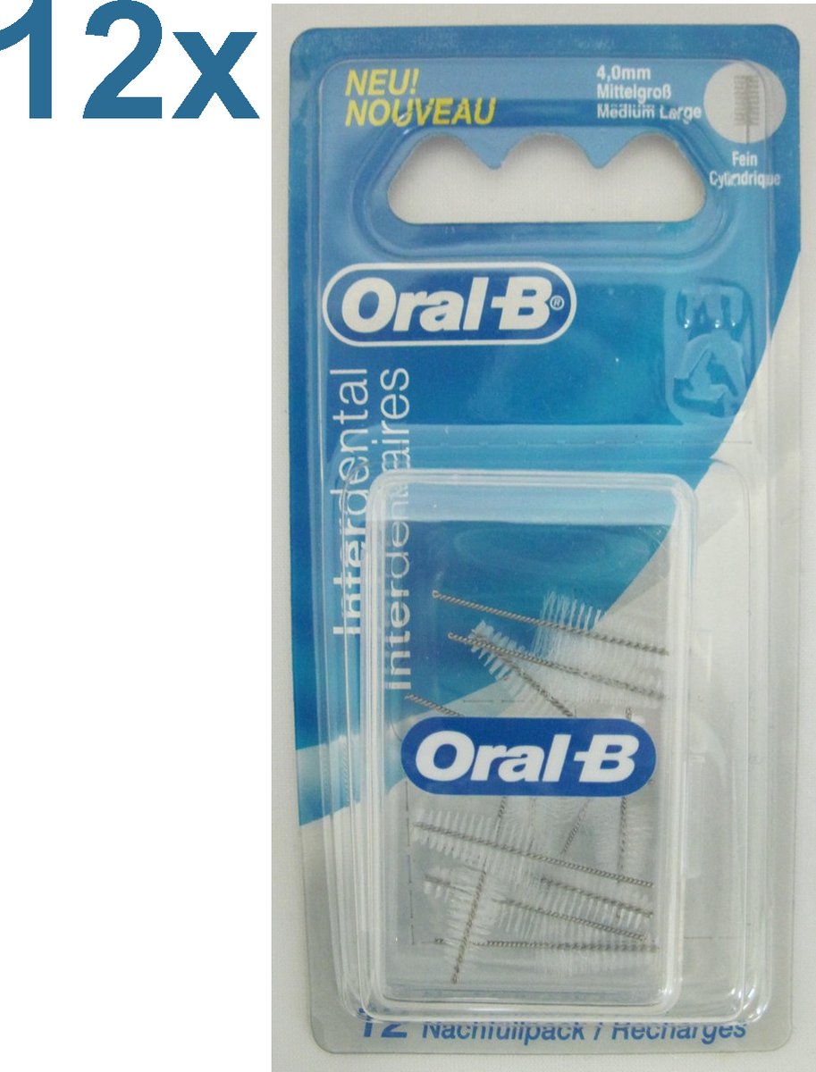 Goedkoopste Oral B - Interdental Navulborstels - Medium/Large- 144 Stuks - Voordeelverpakking