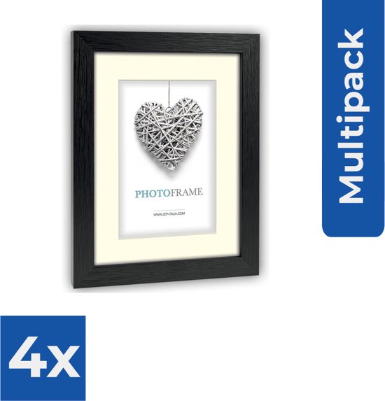 Goldbuch - Fotolijst Regent - Zwart - 10x15 (15x20 cm) - Fotolijst - Voordeelverpakking stuks