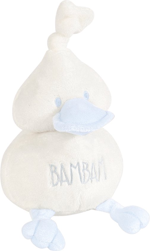 BamBam Knuffel Eend - Blauw - Baby knuffel