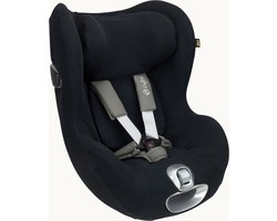 Cybex Autostoelhoes Ukje - Geschikt voor Sirona Z T - Hoes Groep 1 - Zacht Katoen - Met waterdichte voering ter bescherming van de autostoel - Perfecte Pasvorm - Zwart
