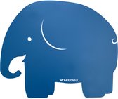 Tableau magnétique Wonderwall - Tableau mémo Elephant bleu - métal - 50 x 60 cm