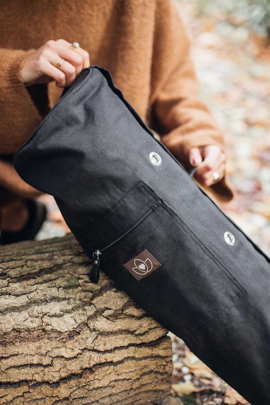 Yogatas katoen eco extra breed zwart - Lotus van Lotus — afbeelding 5