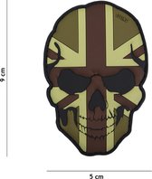 101 Inc Embleem 3D Pvc Skull U.K. Camo  16042