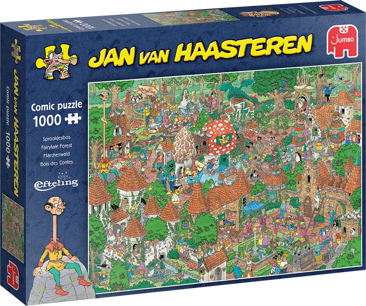 Jan van Haasteren Efteling Sprookjesbos puzzel - 1000 stukjes - Jan van Haasteren