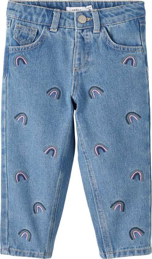 NAME IT NMFBELLA MOM JEANS 1250-TE NOOS Jeans Filles - Taille 110