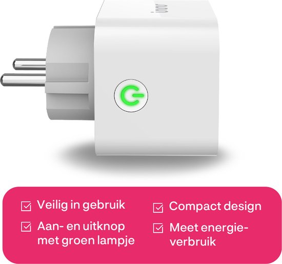 Eria AduroSmart Zigbee witte slimme stekker | Dimbaar max. 200W