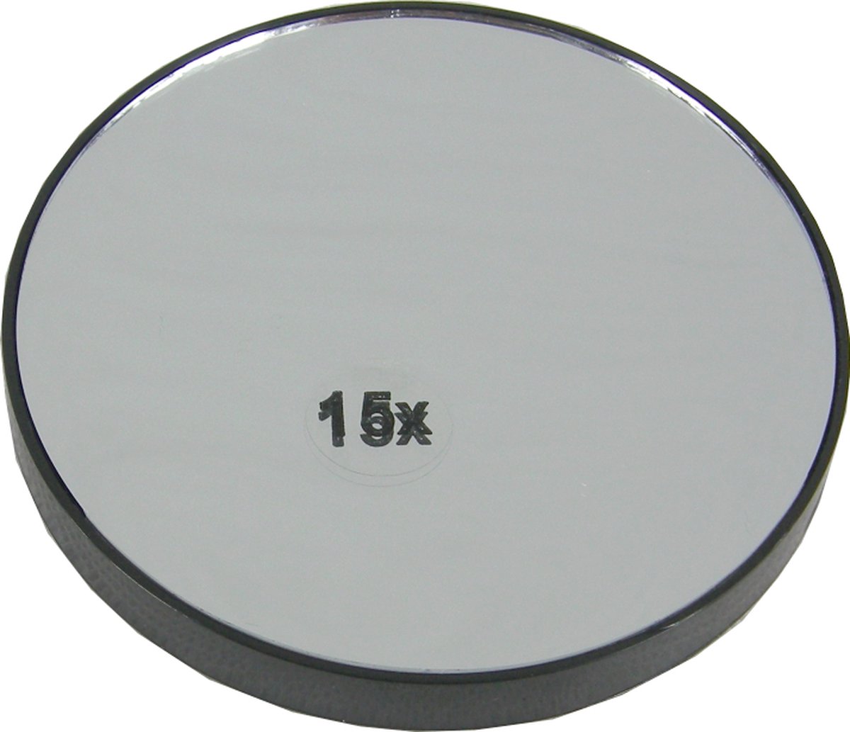 Goedkoopste Vergrootspiegel 15x met zuignappen - Ø9cm