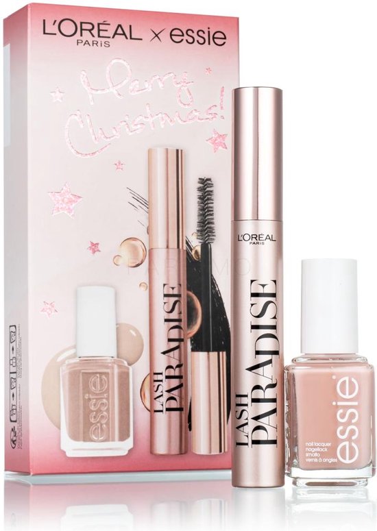 Foto: L ore al merry christmas cadeauset essie not just a pretty face lash paradise