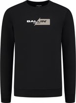 Ballin Amsterdam - Jongens Regular fit Sweaters Crewneck LS - Black - Maat 10