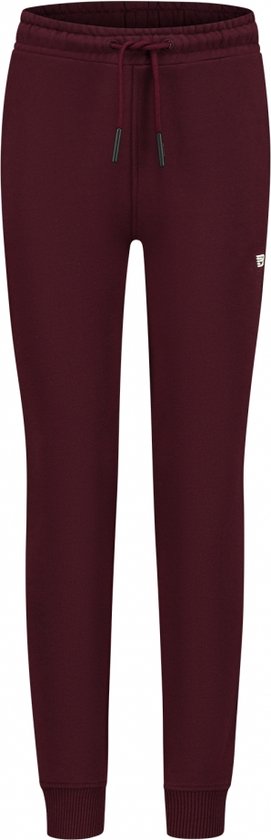 Ballin Amsterdam - Jongens Regular fit Pants Sweat - Aged Burgundy - Maat 10