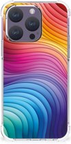 Shockproof Case Geschikt voor iPhone 15 Pro Regenboog