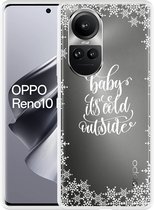 Cazy Hoesje geschikt voor Oppo Reno10 Pro 5G Cold Outside