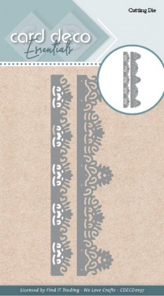 Card Deco Essentials Cutting Die - Flower Border