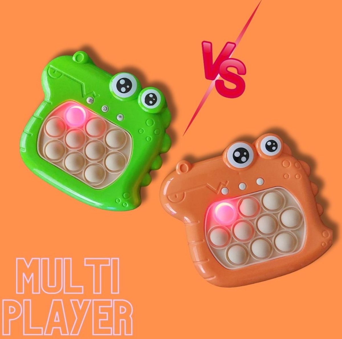 Jeu de puzzle rapide à pousser, lumineux et portable, soulageant le stress, cadeau de Noël ou d'anniversaire, jeu de pop it