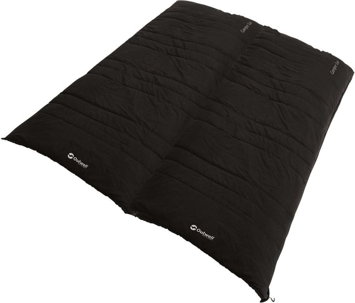 Outwell Sleeping bag Camper Lux Double Slaapzak - Black/multi | bol.com