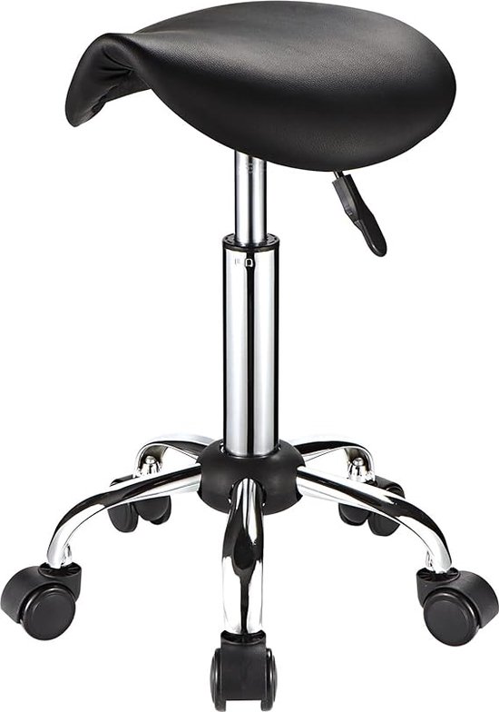 rolkruk - Roller Stool with Footrest Office Stools Height adjustable | bol