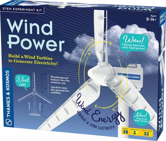 Foto: Wind power 4 0 toy wind turbine english thames kosmos mini windturbine windmolen wind energie