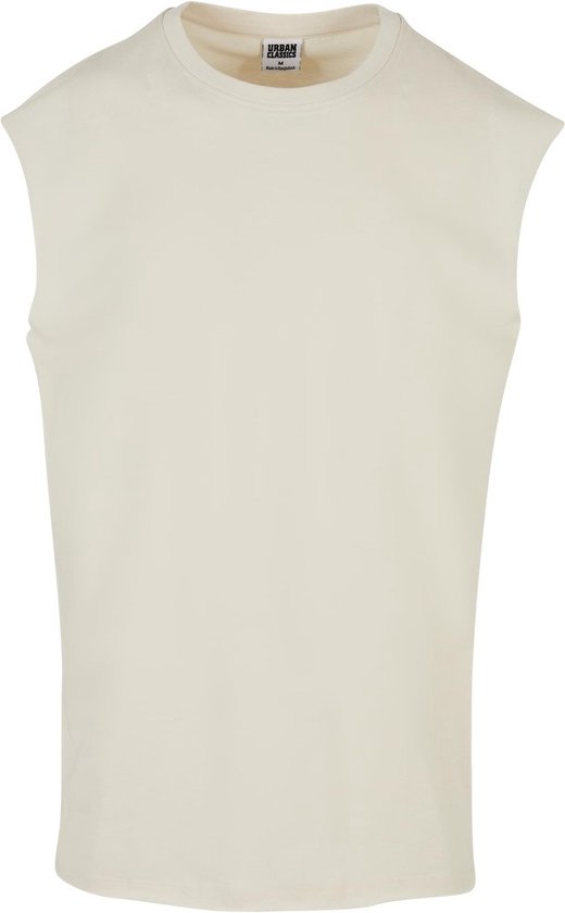 Urban Classics - Open Edge Mouwloze top - XXL - Ivoorkleurig