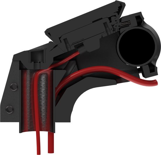 Stuurpen ahead Ergotec Integra Performance C-A ø28.6mm vork / 85mm / ø31.8mm - zwart van Ergotec — afbeelding 2