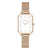 Borasi Actagon Achthoekige Horloge | Rose Goud | Witte Plaat | Dames Horloges | Vrouwen Horloges | Best Verkochte Horloges | Leuke Cadeau | Cadeau Voor Haar | Cadeau Voor Moeder | Moederdag Cadeautje