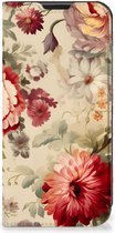 Smart Cover geschikt voor Samsung Galaxy Xcover 6 Pro Bloemen