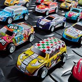Speelgoedauto's - mini-speelgoedauto - 10 stuks speelgoedauto's - zelfrijdende speelgoedauto's