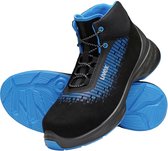 Chaussure de sécurité Uvex Stiefel 6833 Noir/Blau Pu-43 (Weite 11)
