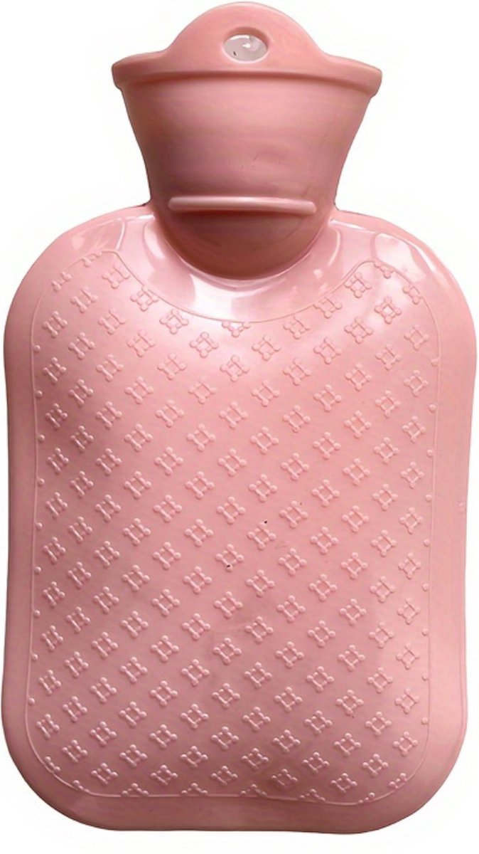 Goedkoopste Warmwaterzak - Warmtekussen - Warmwaterkruik - Warmtekruik - Knuffel - Kruik - Bag - Met Hoes - Roze - 500ML