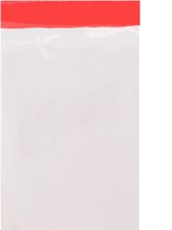 Cellofaan zakjes  3x4 cm  met plakstrip "MULTIPLAZA" transparant  50 stuks  cadeauverpakking - verpakkingmateriaal - verkoopverpakking - hobby - ringen - kraaltjes - strassteentjes - ordenen