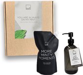 Leeff Giftbox - Minty moment hand soap + refill