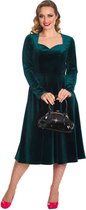 Banned - Une robe Royal Evening Flare - 2XL - Vert