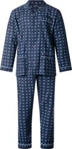 Gentlemen flanellen heren pyjama - 9444 - Donkerblauw - 54