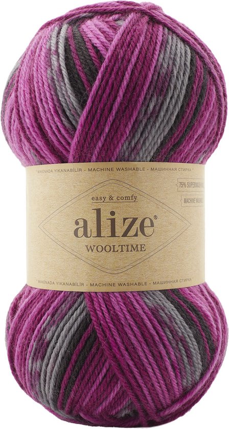 Laine pour chaussettes Alize Wooltime - Easy & Comfy - Superwash