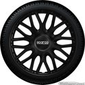 Zwarte Sparco wieldop met band.