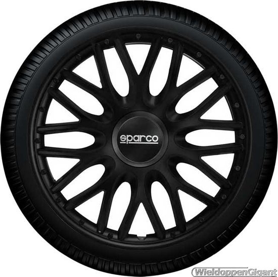 Zwarte Sparco wieldop met band.