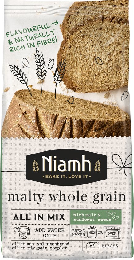 Niamh Malty Whole Grain - All-in mix pour pain - 1 kg