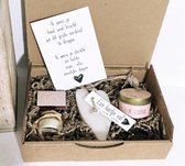 Cadeau sterkte bij overlijden | Condoleance cadeau box | Sterkte cadeau