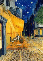 Kunstdruk Vincent Van Gogh - Pavement Café at Night 50x70cm