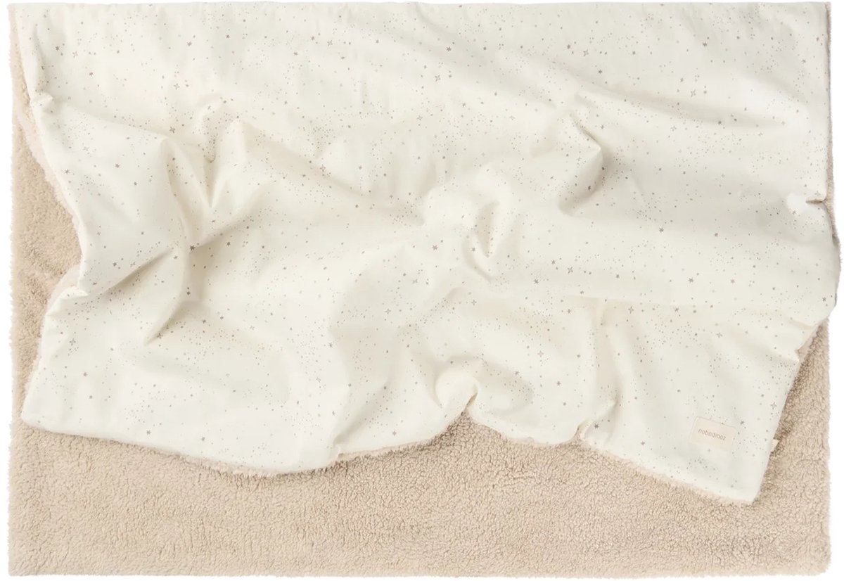 * Nobodinoz Stories Winter Deken 100x140cm | Natural Milky Way