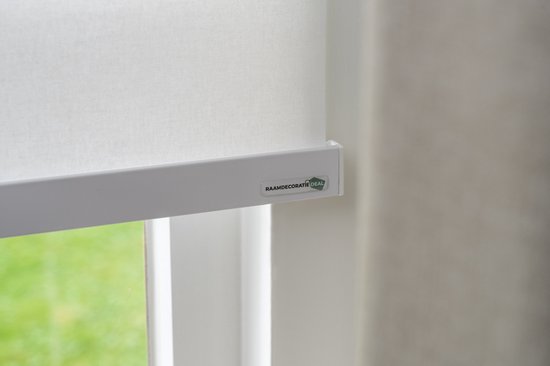 Dutchblinds Store enrouleur - occultant - Wit - 120x190cm - Décoration de fenêtre sur mesure