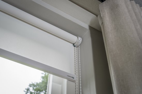 Dutchblinds Store enrouleur - occultant - Wit - 120x190cm - Décoration de fenêtre sur mesure