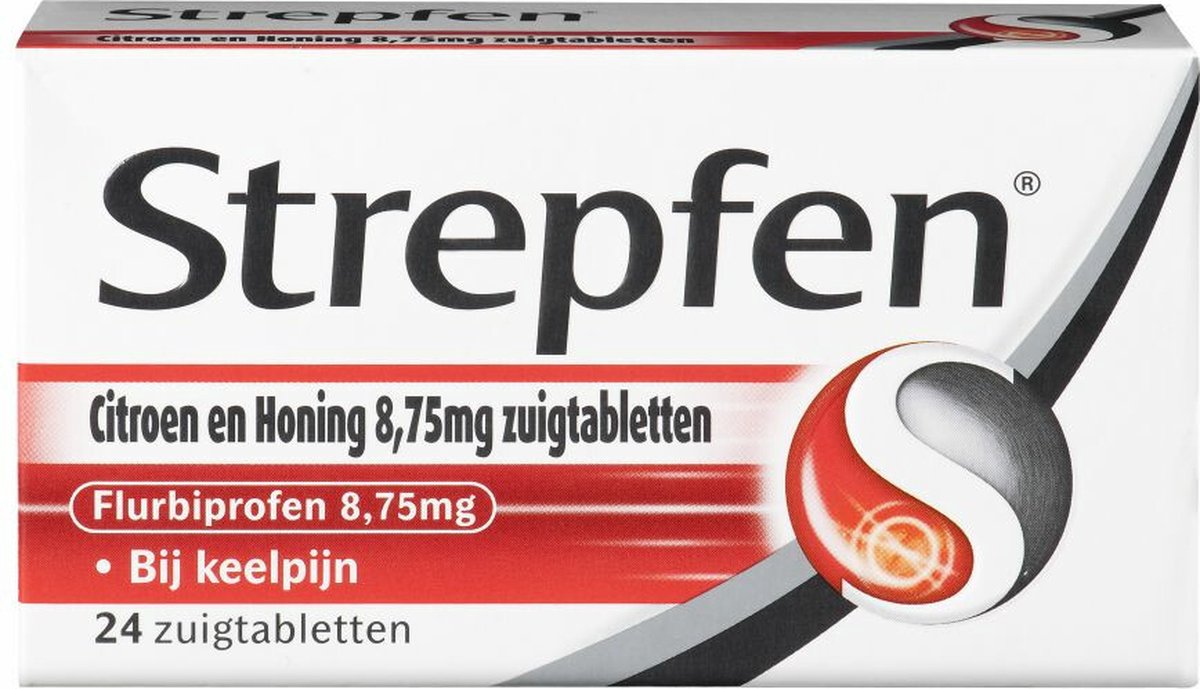 Strepfen Citroen & Honing - 2 x 24 zuigtabletten