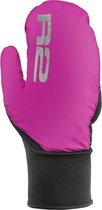 Luxe 2 in 1 Thermo Fietshandschoenen - Handschoenen met regenhoes - Ideaal bij regen en koud weer - Roze - maat M
